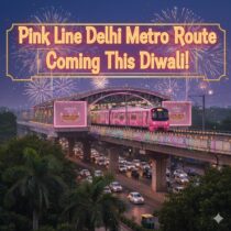 Pink line Delhi Metro Route Coming This Diwali!