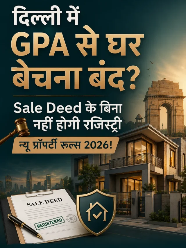 दिल्ली में GPA से घर बेचना बंद?